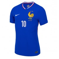 Camisa de Futebol França Kylian Mbappe #10 Equipamento Principal Europeu 2024 Manga Curta